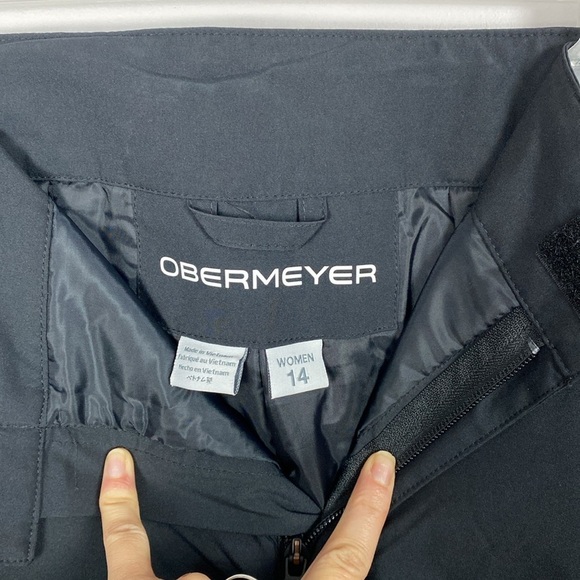 🔥 NWOT Obermeyer Women's Sugarbush Snow Pants Black size 14 - Picture 11 of 13